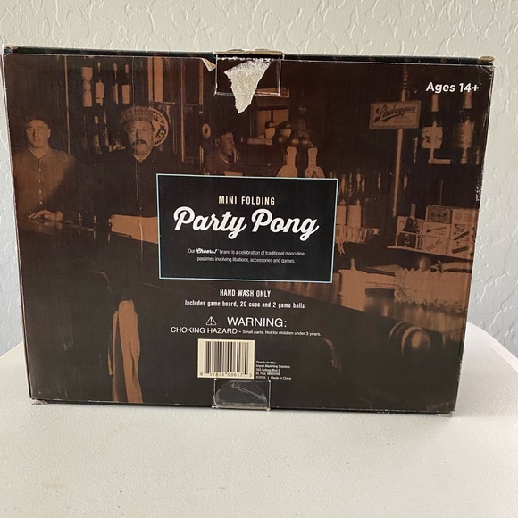 Mini Folding Party Pong Game. - Picture 2 of 4